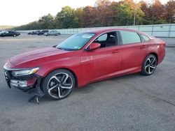 Salvage cars for sale from Copart Brookhaven, NY: 2018 Honda Accord Sport