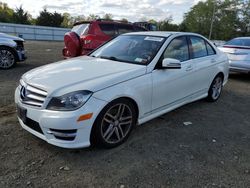 Salvage cars for sale from Copart Windsor, NJ: 2012 Mercedes-Benz C 300 4matic
