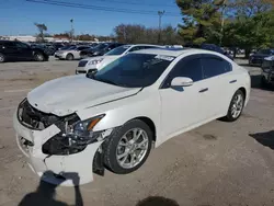 Nissan Maxima S salvage cars for sale: 2013 Nissan Maxima S