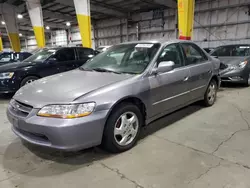 Salvage cars for sale from Copart Woodburn, OR: 2000 Honda Accord EX