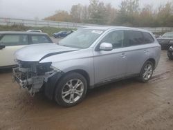 Salvage cars for sale at Davison, MI auction: 2014 Mitsubishi Outlander SE