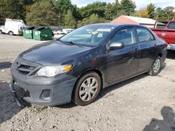 Salvage cars for sale from Copart Mendon, MA: 2011 Toyota Corolla Base