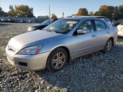 Salvage cars for sale at Mebane, NC auction: 2006 Honda Accord EX