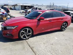 Salvage cars for sale at Sun Valley, CA auction: 2018 Honda Accord Sport