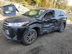 Toyota Highlander salvage cars for sale: 2017 Toyota Highlander SE