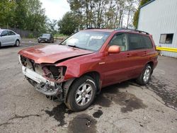 Salvage cars for sale from Copart Portland, OR: 2003 Toyota Highlander Limited