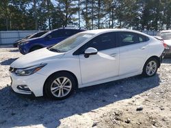 Vehiculos salvage en venta de Copart Loganville, GA: 2017 Chevrolet Cruze LT