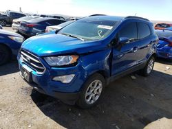 Salvage cars for sale at Albuquerque, NM auction: 2020 Ford Ecosport SE