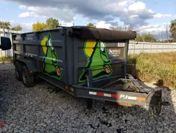 Salvage cars for sale from Copart Appleton, WI: 2018 PJ Dump Trailer