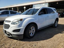 Salvage cars for sale from Copart Phoenix, AZ: 2016 Chevrolet Equinox LS