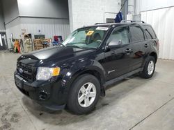 Salvage cars for sale at auction: 2012 Ford Escape Hybrid