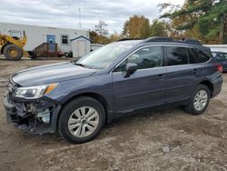 Salvage cars for sale from Copart Lyman, ME: 2017 Subaru Outback 2.5I Premium