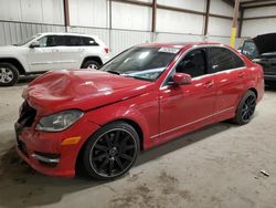 Mercedes-Benz C 300 4matic salvage cars for sale: 2013 Mercedes-Benz C 300 4matic