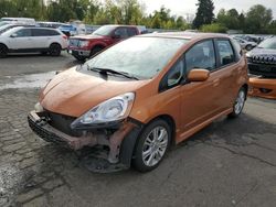 Salvage cars for sale from Copart Portland, OR: 2011 Honda FIT Sport