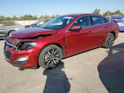 Salvage cars for sale at Fresno, CA auction: 2022 Chevrolet Malibu RS