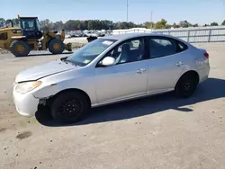 Salvage cars for sale at Dunn, NC auction: 2010 Hyundai Elantra Blue