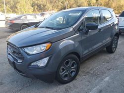 Ford Ecosport s salvage cars for sale: 2021 Ford Ecosport S