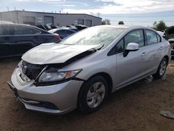 Salvage cars for sale at Elgin, IL auction: 2013 Honda Civic LX