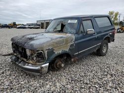 Salvage cars for sale at Wayland, MI auction: 1994 Ford Bronco U100