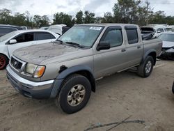 Nissan Frontier Crew cab xe salvage cars for sale: 2000 Nissan Frontier Crew Cab XE