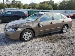 Salvage cars for sale from Copart Augusta, GA: 2007 Honda Accord LX