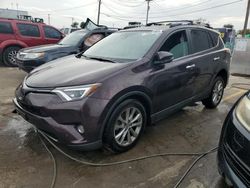 Salvage cars for sale at Chicago Heights, IL auction: 2017 Toyota Rav4 Limited