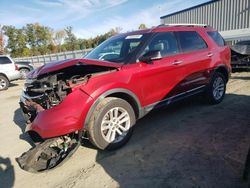 Salvage cars for sale at Spartanburg, SC auction: 2013 Ford Explorer XLT