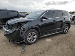 2015 Toyota Highlander XLE en venta en San Antonio, TX