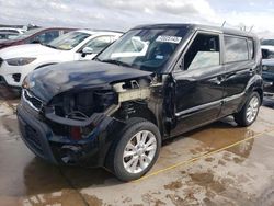 Salvage cars for sale from Copart Grand Prairie, TX: 2012 KIA Soul +