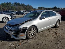 Salvage cars for sale from Copart Mendon, MA: 2012 Ford Fusion SEL
