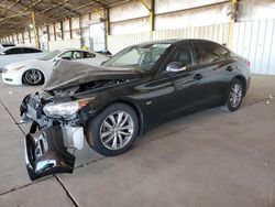 Salvage cars for sale from Copart Phoenix, AZ: 2017 Infiniti Q50 Premium