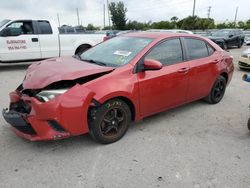 Salvage cars for sale from Copart Miami, FL: 2014 Toyota Corolla L