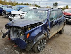 Salvage cars for sale at Bridgeton, MO auction: 2016 Jeep Renegade Trailhawk