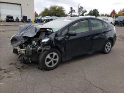 Salvage cars for sale from Copart Woodburn, OR: 2015 Toyota Prius