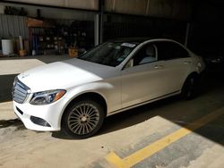 Salvage cars for sale from Copart Mocksville, NC: 2015 Mercedes-Benz C 300 4matic