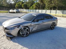 Salvage cars for sale at Fort Pierce, FL auction: 2023 Hyundai Elantra N Line