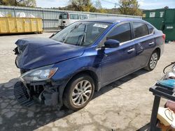 Nissan Sentra S Vehiculos salvage en venta: 2019 Nissan Sentra S