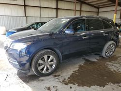 Salvage cars for sale at Pennsburg, PA auction: 2015 Acura MDX Advance