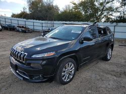 Salvage cars for sale at Cahokia Heights, IL auction: 2016 Jeep Cherokee Overland