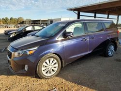 Salvage cars for sale at Tanner, AL auction: 2018 KIA Sedona EX