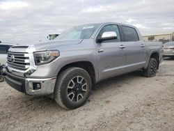 Toyota Tundra salvage cars for sale: 2018 Toyota Tundra Crewmax Limited