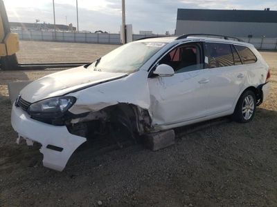 Salvage cars for sale from Copart Nisku, AB: 2011 Volkswagen Jetta TDI