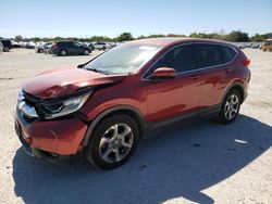 Salvage cars for sale at San Antonio, TX auction: 2018 Honda CR-V EX