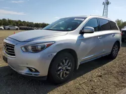 Salvage cars for sale at Windsor, NJ auction: 2013 Infiniti JX35