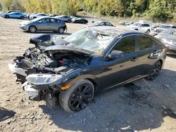 Salvage cars for sale at Marlboro, NY auction: 2019 Honda Civic Sport