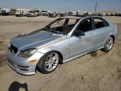 Salvage cars for sale at Fresno, CA auction: 2012 Mercedes-Benz C 250