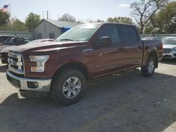 Salvage cars for sale from Copart Wichita, KS: 2015 Ford F150 Supercrew