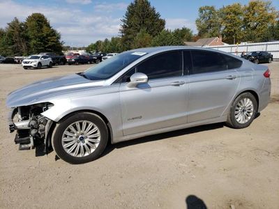 Salvage cars for sale from Copart Finksburg, MD: 2015 Ford Fusion SE Hybrid