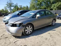 Honda Civic salvage cars for sale: 2008 Honda Civic LX