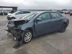 Salvage cars for sale from Copart Grand Prairie, TX: 2016 Toyota Corolla L